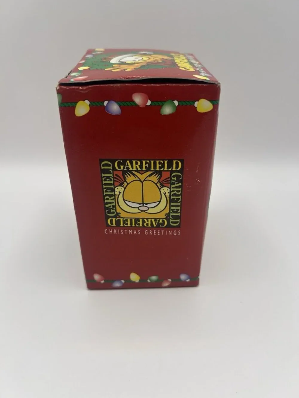 GARFIELD Ornament Trim-A-Tree Paws Christmas COWBOY Candy Cane Guns 1996 Vintage